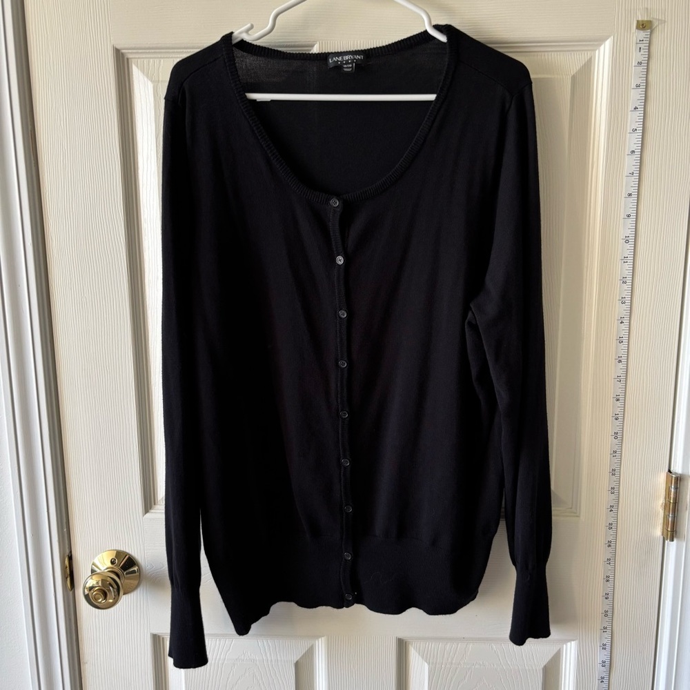 Lane Bryant Classic Black Cardigan